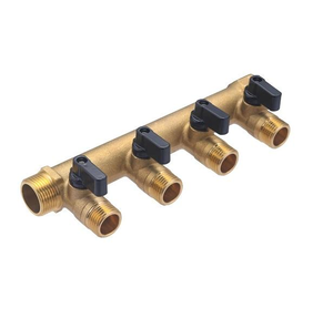 נקבה סעפת 20 x27 4 יציאות עם שסתומים 15 x21 ליבה psi 160 - Product Image 1