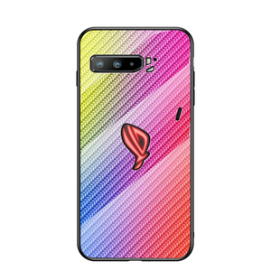 Coque de protection complète pour smartphone, accessoire de téléphone en Fiber de carbone, verre trempé coloré, pour Asus Rog Phone 3, version ZB601KL, <span class=keywords><strong>ZS630KL</strong></span> - Product Image 5