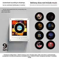 Aimant de réfrigérateur personnalisable en vinyle style disque NFC, lecteur de musique, cadeau souvenir, marchandise pour fans d'événements et de concerts, vente en gros
