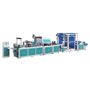 Automatic Square Bottom Courier Bag Bag Making Machine Recycled Plastic Packaging Industry PE Plastic Aprons Cutting Machines