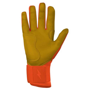 Guantes de Bateo de Béisbol y Sóftbol Profesionales Personalizables de Cuero para Adultos, Diseño Ambidiestro de Puño Largo, Tejido Transpirable - Product Image 3