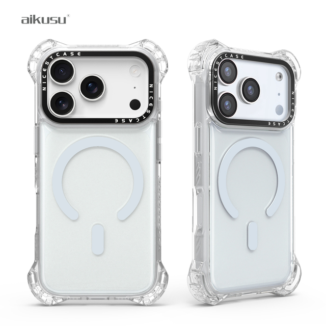 Young Girls Transparent Magnetic OEM Custom 2025 New Trending Mobile Phone Back Cover Case for iPhone 17 16 15 14 13 Pro Max Air