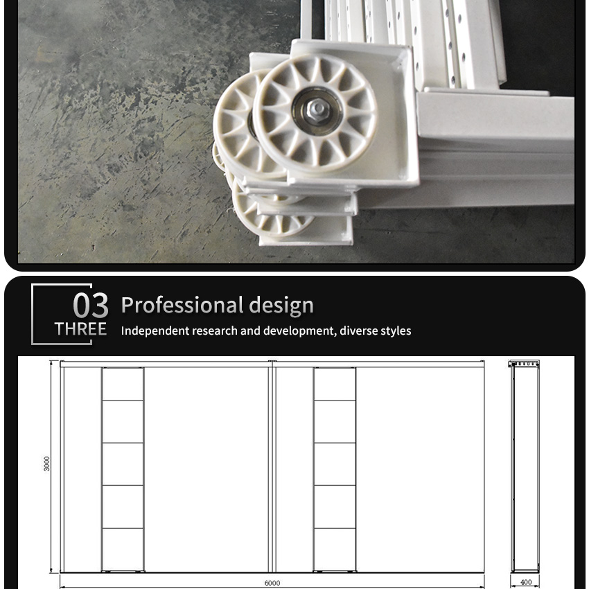 Tsianfan New Design Custom Slider Wooden Cabinet Door Sample Display Rack With Door Frame Sliding Doors Display Stand Exhibition
