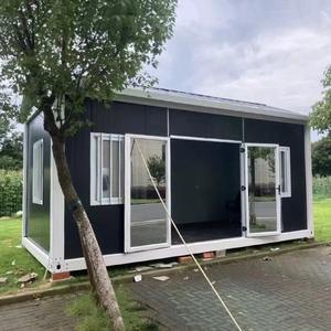 ภาชนะบรรจุแบบพับได้รวดเร็วบ้านเคลื่อนที่เคลื่อนย้ายได้บ้านเคลื่อนที่ได้โครงสร้างเหล็กสมัยใหม่วิลล่าหลังคาเต็มรูปแบบห้างสรรพสินค้าโรงเรียน - Product Image 5