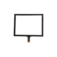 Panel Táctil Capacitivo Industrial de 3.95 Pulgadas, Directo de Fábrica OEM, MOQ Bajo, Personalizado, 10 Puntos, USB, Vidrio, Resistente al Agua