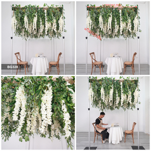Wholesale Wisteria Hanging Flower Silk Wisteria for Decoration Wedding <b>Artificial</b> Flower Background Home Wall Decor Ceiling - Product Image 3