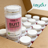 Capsules de renforcement des fesses 100% naturelles pour femmes, marque privée OEM, certifiées GMP ISO22000