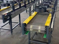 Convoyeur à bande en maille d'acier inoxydable 304 de qualité alimentaire personnalisé avec ventilateurs de séchage et de refroidissement par soufflage d'air pour l'industrie agroalimentaire