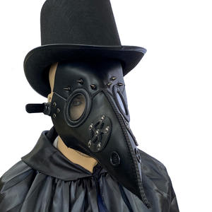 Maschera da Medico della Peste Punk Vintage in Lattice, Costume Steampunk con Becco d'Uccello per Halloween, Cosplay e Feste - Product Image 2