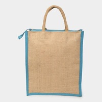 Sac fourre-tout léger et imprimé en jute 100 % lavable, grande capacité, avec longues poignées, réutilisable, écologique, unisexe, pour les courses – Approvisionnement direct usine