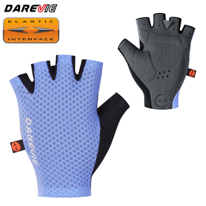 Gants de vélo Darevie d'été antidérapants à demi-doigts, absorption des chocs, gants de vélo de route, interface élastique italienne, paume d'équipe - Product Image 6