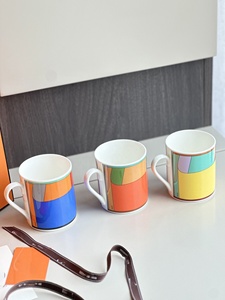 Nouvel ensemble de 3 tasses en porcelaine à motif de cheval nord-européen - Product Image 6