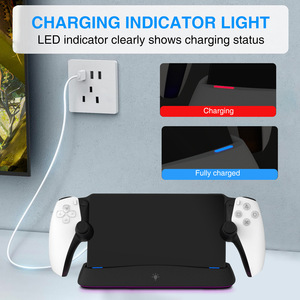 Station de charge Hc-P3711 avec éclairage RVB, interface Type-C, chargeur rapide pour Playstation PS5, streaming, <span class=keywords><strong>accessoires</strong></span> de jeu PS - Product Image 5