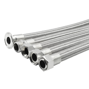 Universal G1/2 Inch Connection 304 Stainless Steel Braided <b>Hose</b> the inner tube is environmentally friendly EPDM <b>rubber</b> in stock - Product Image 6