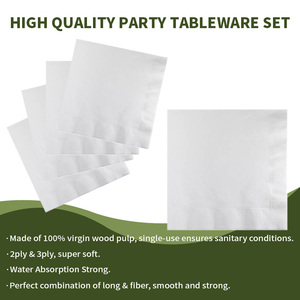 Xieli Vietnam Juegos De Platos De Papel Blanco Vajilla De <span class=keywords><strong>Plato</strong></span> De Papel Desechable - Product Image 5
