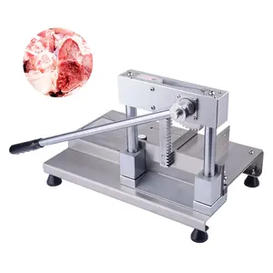 304 Stainless steel kitchen manual frozen ribs chicken meat bone cutting cutter machine price