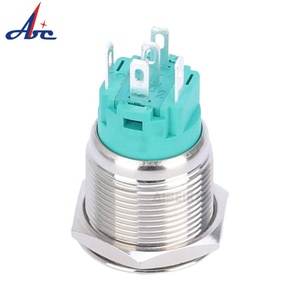 ชุดสวิตช์กดโลหะกันน้ำแบบมีไฟแสดงสถานะ ขนาด 16 มม. พร้อมสัญลักษณ์ไฟฟ้า สำหรับรถยนต์ - Product Image 3