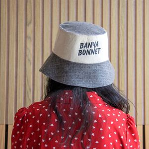 Sombrero de Sauna de lana de estilo moderno de nueva tendencia con logotipo bordado personalizado sombrero para Sauna - Product Image 6