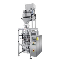 Machine d'emballage verticale automatique 2 têtes 4 têtes Peseuse linéaire PE Flocons d'avoine Haricots Sel Sucre Riz Grains Graines Noix 3kg