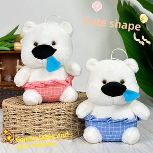 ตุ๊กตาหมีขนาด 8 นิ้ว ของเล่นตุ๊กตาสำหรับเครื่องคีบตุ๊กตา งานแต่งงาน ของเล่นคลายเครียด บรรจุใยฝ้าย PP ซักได้ ขายส่ง - Product Image 2