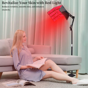 Lámpara <span class=keywords><strong>de</strong></span> Fisioterapia Plegable <span class=keywords><strong>de</strong></span> Alta Potencia con Temporizador, Lámpara <span class=keywords><strong>de</strong></span> Cuidado <span class=keywords><strong>de</strong></span> la Piel para Uso en Casa o Salón, Luz LED Infrarroja Roja para Terapia - Product Image 2