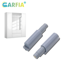 Loquet magnétique en plastique à ouverture par poussée, avec système de rebond sans poignée pour armoire, placard, porte de cuisine