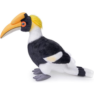 ตุ๊กตาฮอร์นบิลแบบกำหนดเองได้ 8736 ตัว ของเล่นตุ๊กตานกป่าขนนุ่มพิเศษ เหมาะสำหรับเป็นของขวัญสำหรับเด็กและคนรักธรรมชาติ - Product Image 2