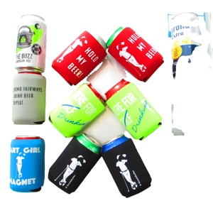 Magnetic Neoprene Drinkware Cooler Custom Wholesale Stubby Holders for Beer Soda & Coozies Neoprene Magnet Beer Can Coozies - Product Image 4