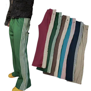 <span class=keywords><strong>Pantaloni</strong></span> da <span class=keywords><strong>uomo</strong></span> in <span class=keywords><strong>velluto</strong></span> a gamba dritta con Logo personalizzato a righe laterali con aghi traspiranti - Product Image 4