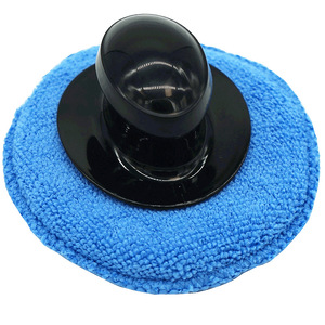 Éponge ronde pour le lustrage des voitures, tampon de polissage en microfibre de 5 pouces pour le revêtement céramique et le nettoyage des bords - Product Image 4