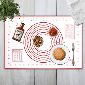 แผ่นรองอบซิลิโคนกันลื่นขนาดใหญ่พิเศษ 40x60 ซม. ขายดี ตรวจสอบราคาได้ เป็นมิตรกับสิ่งแวดล้อม สีตามสั่ง ผลิตในจีน - Product Image 4