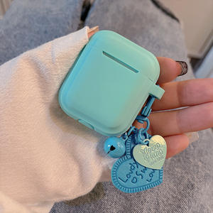 Para Airpo <span class=keywords><strong>PRO</strong></span> 2 AIRs pod 3 auriculares para airpod accesorios para auriculares funda protectora de silicona sólida a prueba de golpes con cadena - Product Image 4