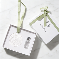 Offre Spéciale – Diffuseur d'Arômes Suspendu en Céramique Personnalisé, Décoration en Plâtre Parfumé aux Huiles Essentielles Florales