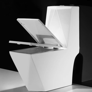 Inodoro Blanco de Cerámica de Una Pieza con Doble Descarga, Ahorro de Agua, Certificado CUPC, Diseño Moderno, Marca <span class=keywords><strong>BH</strong></span>, 2 Unidades - Product Image 3