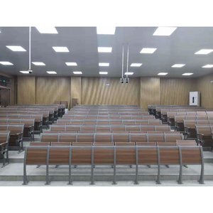 Henmei Aluminum Alloy Classroom <b>Desks</b> And Chairs With Handrails For Universities And Conference <b>Rooms</b> - Product Image 2