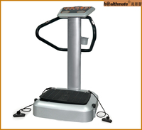 Plateforme vibrante verticale HSM Crazy pour exercices du corps entier, en métal, écologique, pour usage domestique, MOQ 100 pièces