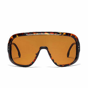 Nouvelles Lunettes de Soleil Rétro Tendance 2019 pour Femmes et Hommes, Monture Plate Oversize, Protection UV400, Verres Dégradés, Pare-Vent - Product Image 5