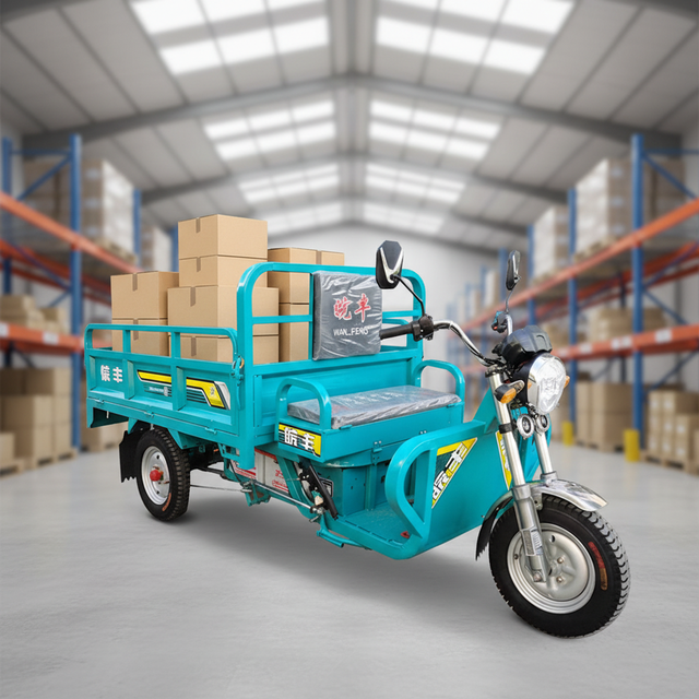 China 1500W 1.9m Three Door Electric 3-Wheel Open Body Cargo Tricycle with 400kg Payload & 30Km/h Speed