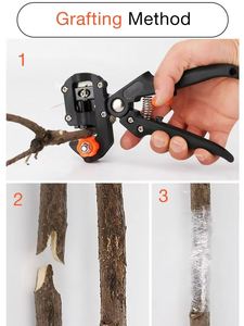 Tijeras de Podar Profesionales para Jardinería y Agricultura, Tijeras para Injertar Árboles Frutales, Tijeras de Injerto, Cuchillo de Podar - Product Image 5