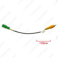 Caméra de stationnement arrière 4Pin Video Plug Converter RCA Cable For Isuzu Car Models Parking Reverse Wire Adapter