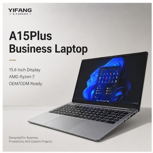 Yifang A15Plus แล็ปท็อปเพื่อการผลิตงานเชิงพาณิชย์ ขนาด 15.6 นิ้ว ใช้หน่วยประมวลผล AMD <span class=keywords><strong>Ryzen</strong></span> 7 พร้อมพอร์ต Type C ครบครัน ระบบปฏิบัติการ Windows 11 Pro ดีไซน์บางเฉียบ ผลิตจากโรงงาน - Product Image 2