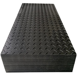 4x8ft ağır inşaat siteleri için HDPE plastik karayolu <span class=keywords><strong>Trackway</strong></span> bataklık orman günlüğü çim koruma <span class=keywords><strong>Mat</strong></span>