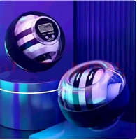Balle de poignet personnalisée sans LED, résistance réglable, gyroscope, exerciceur d'avant-bras, balle gyroscopique personnalisée avec logo pour l'exercice des mains