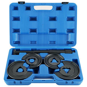 Compresor de resorte de suspensión de 5 piezas, herramientas de reparación de ejes, acero chapado en cadmio, Compatible con <span class=keywords><strong>Mercedes</strong></span> Benz - Product Image 1
