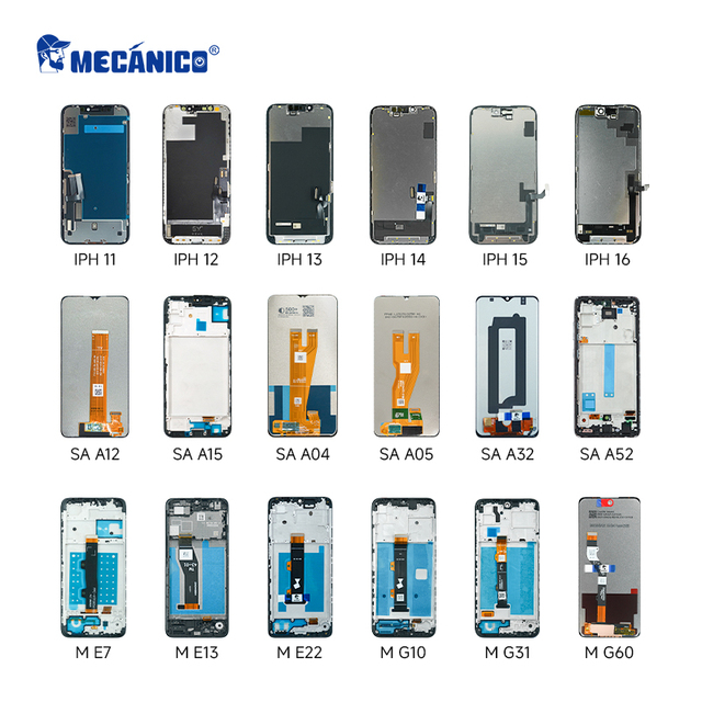 2025 Mecanico Mobile Phone Lcds for Samsung iPhone Mobile All Phone Display Lcd Touch Screen Mobile Phone Lcd Replacement