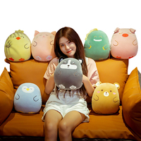 Petit Super Mignon Kawaii Peluches Dessin Animé Animal Licorne Dinosaure En Peluche En Peluche Confortable Doux Lit De Couchage Jouet Oreiller En Peluche