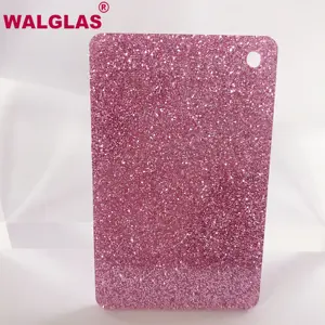Glitter Pearlescent Mirror Cast Acrylic/Perspex Sheet Mixed Colors Glass For Decor Personal Customize Laser Cutting