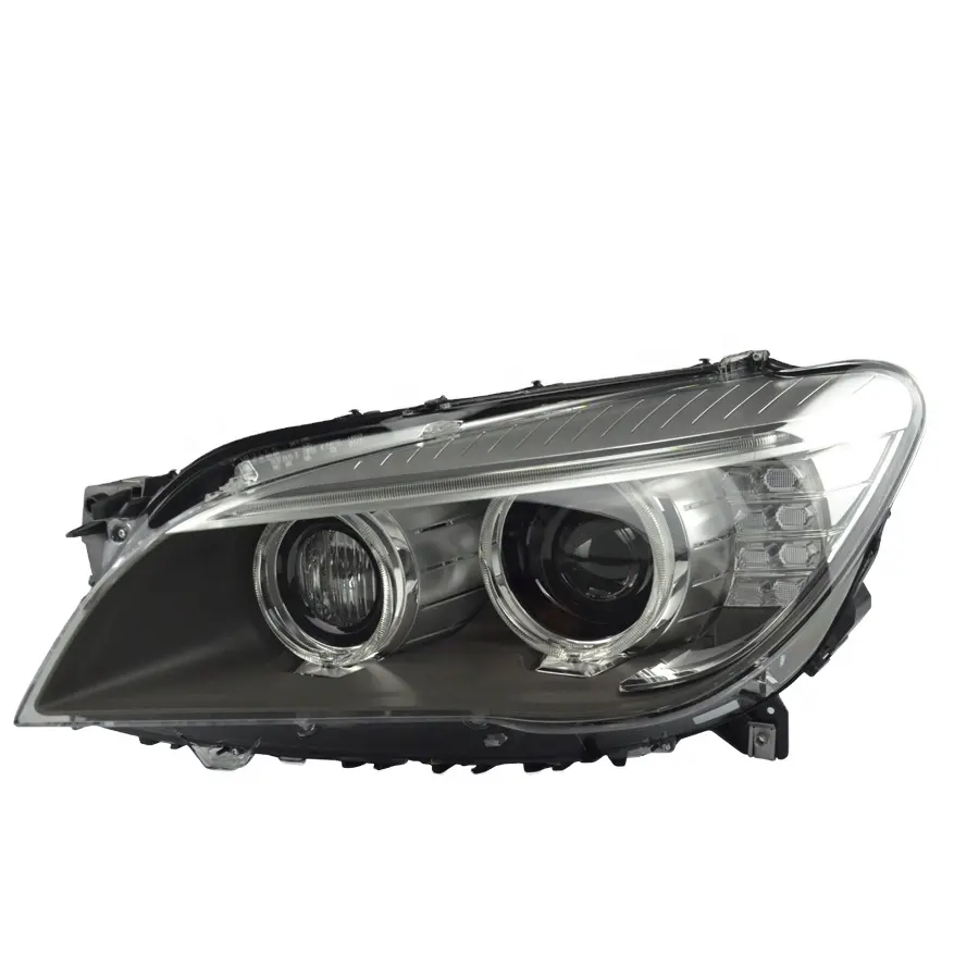 Phare Kabeer pour BMW 2009 7 series F01/F02 mise à niveau vers 2014 F02 facelift nouveaux phares ange à led