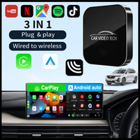 CP2D Dual WiFi CarPlay nirkabel & Android Auto Multimedia Dongle garansi 1 tahun mendukung Apple Android 12 untuk mobil