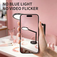 Lampe de table LED 24W pour nail art, éclairage large surface, pliable, CRI élevé, pour salon de beauté, manucure et travaux manuels